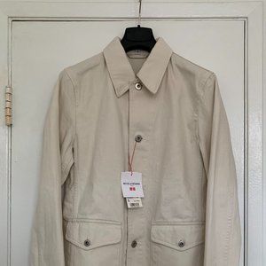 BNWT Ines de la Fressange + UNIQLO White Denim Jacket - Small